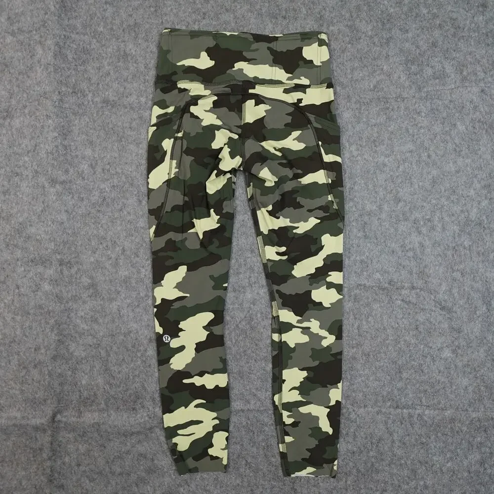 Lululemon Leggings‎ Womens 4 Fast Free 7/8 Non-Reflective Nulux 25